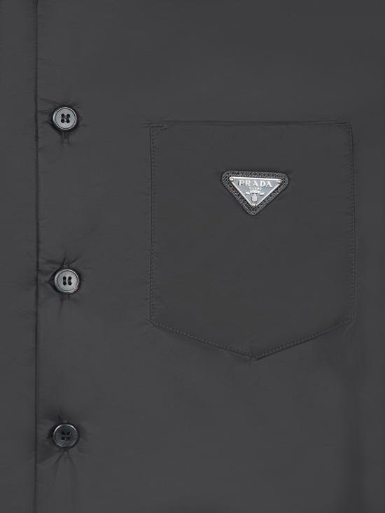 26FW 프라다 긴팔 셔츠 SC823M 1WQ9 F0002 Black - PRADA