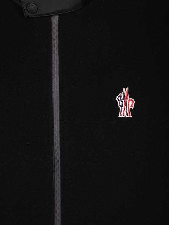 26FW 몽클레어 패딩 플리스 가디건 8G00024 80093 999 Black - MONCLER