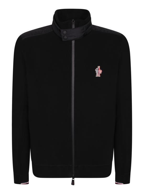 26FW 몽클레어 패딩 플리스 가디건 8G00024 80093 999 Black