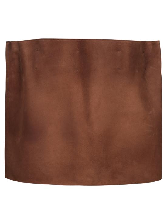 26FW 프라다 숏 스커트 51927 173B F0324 Brown - PRADA