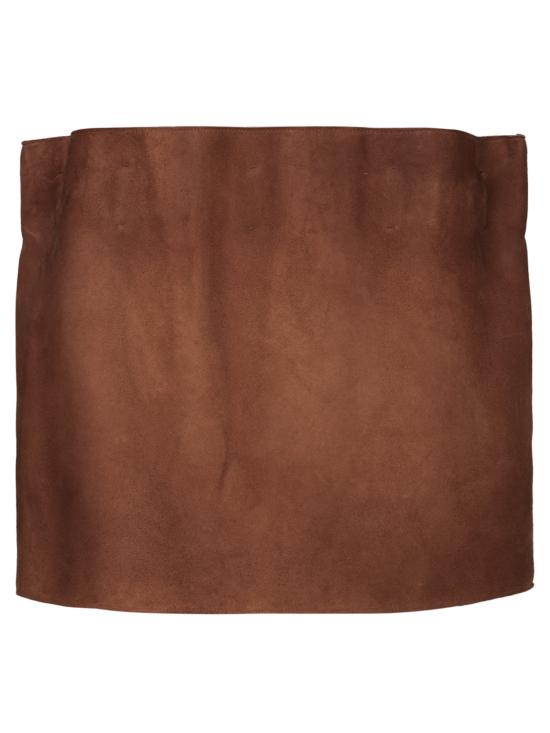 26FW 프라다 숏 스커트 51927 173B F0324 Brown