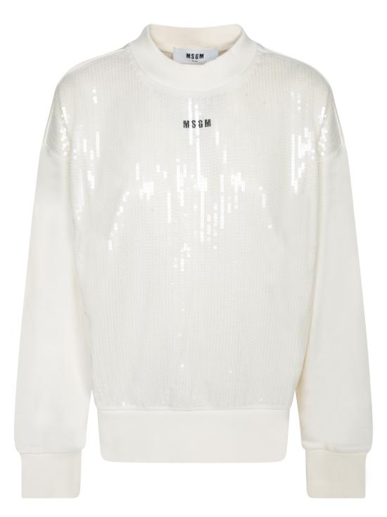 26FW 엠에스지엠 긴팔 티셔츠 3941MDM104 257572 02 White