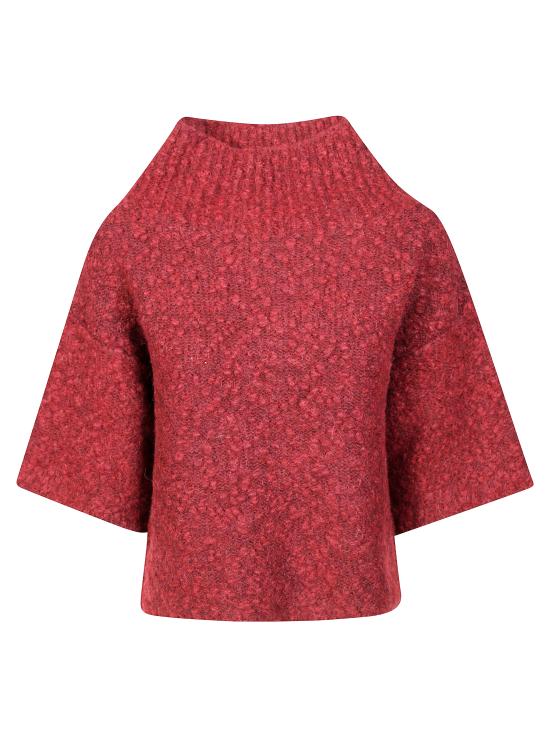 25FW 막스마라 반팔 티셔츠 2521366152600 002 ROSSO