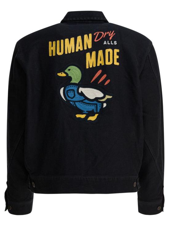 25FW 휴먼메이드 가죽 자켓 HM30JK009BLACK DOM - HUMANMADE