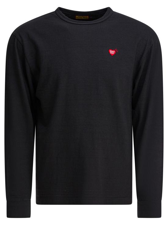 25FW 휴먼메이드 긴팔 티셔츠 HM30CS025BLACK DOM