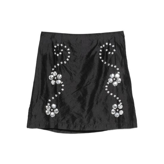 25FW 기마구아스 미디 스커트 CLAUDESTUDSMINISKIRTBLACK DOM