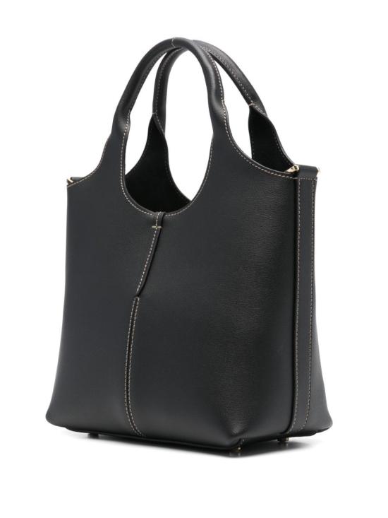 26FW 토즈 레더 미니 토트 쇼핑백 XBWEBRF0100UBL B999 BLACK - TODS