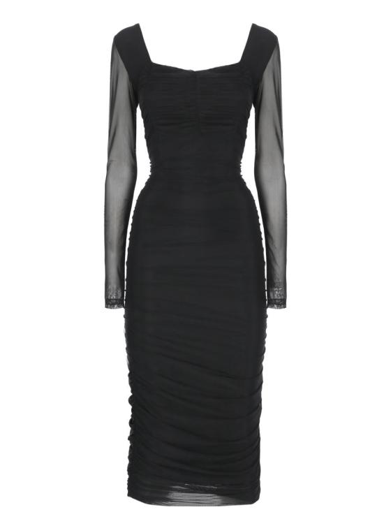 25FW 마 데 마가리타스 원피스 MMABW01350PTTN0045NERO Black