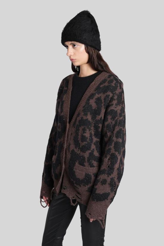 25FW 라니우스 가디건 430487 F5LAWOCA385 Black - LANEUS