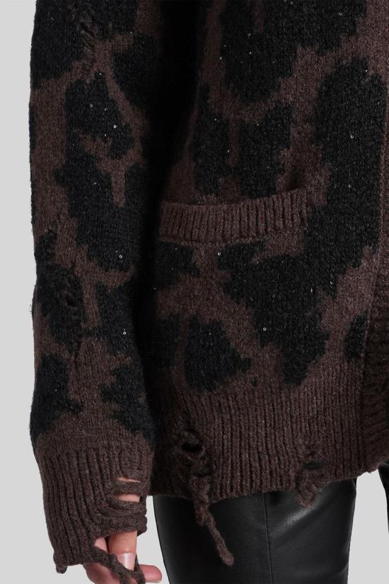 25FW 라니우스 가디건 430487 F5LAWOCA385 Black - LANEUS