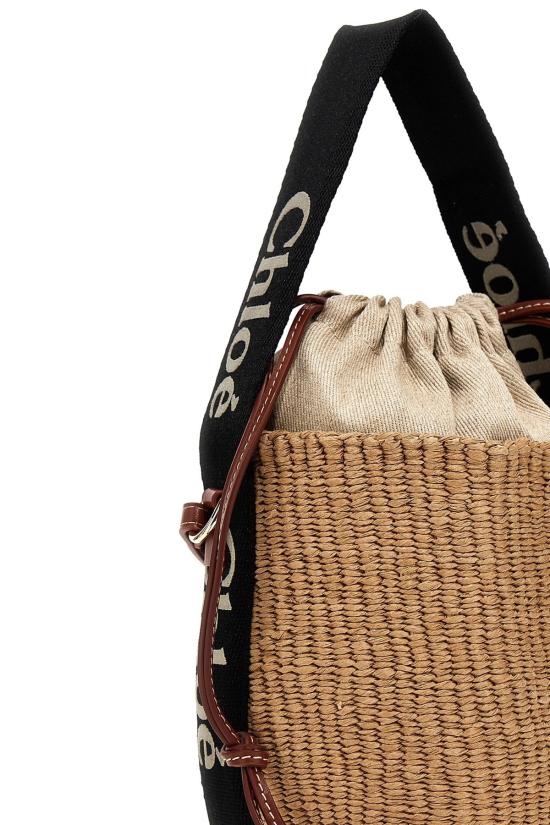 26SS 끌로에 우디 스몰 바스켓백 CHC23AS381L18915 Black - CHLOE