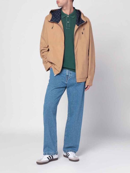 25FW 폴로 랄프로렌 로고 후드 자켓 710970568 003 Brown - POLO RALPH LAUREN