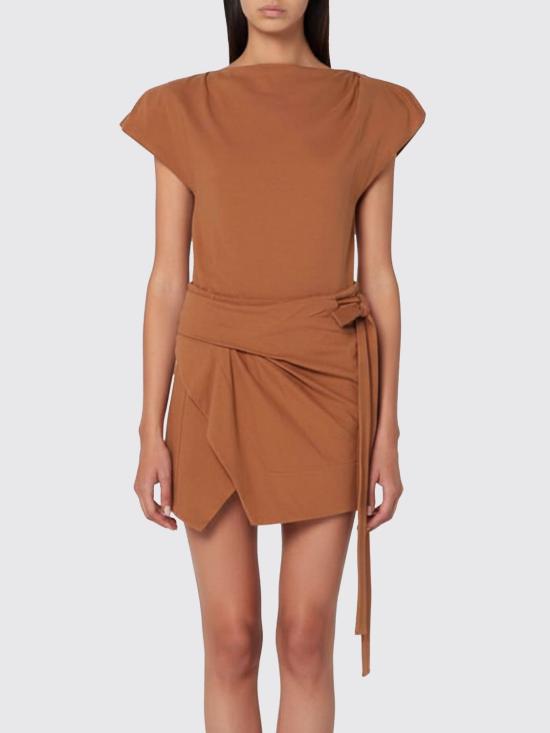 25FW 이자벨마랑 반팔 티셔츠 ATS0097FAA1N41I 50CA Brown