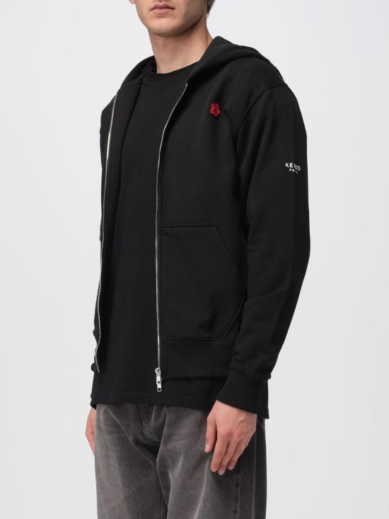 25FW 겐조 긴팔 티셔츠 FE65SW2254MF 99J Black - KENZO