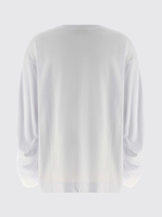25FW 드리스 반 노튼 반팔 티셔츠 2520111102603 001 White - DRIES VAN NOTEN