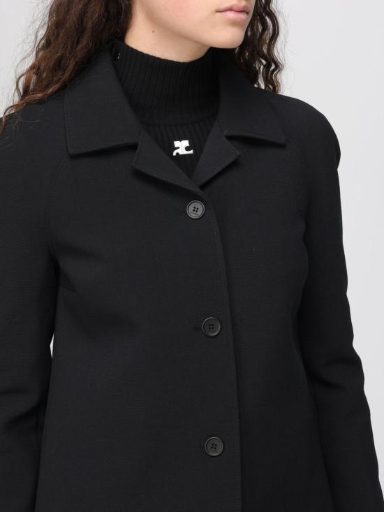 25FW 쿠레쥬 자켓 325CMA227WO0143 9999 Black - COURREGES