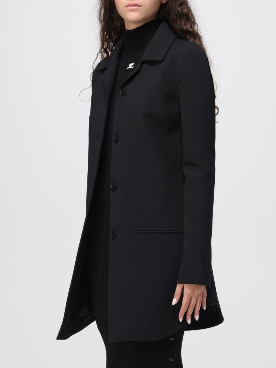 25FW 쿠레쥬 자켓 325CMA227WO0143 9999 Black - COURREGES