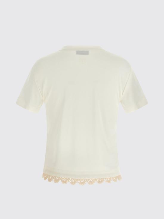 25FW 마그다뷰트림 반팔 티셔츠 204725 CREAM White - MAGDA BUTRYM