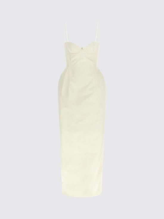 25FW 마그다뷰트림 롱 원피스 249725 CREAM White