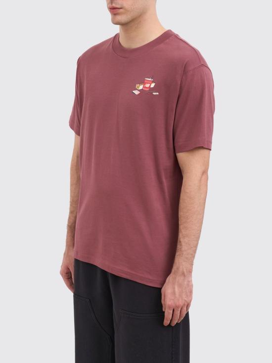 25FW 뉴발란스 반팔 티셔츠 MT53931WAD Burgundy - NEW BALANCE