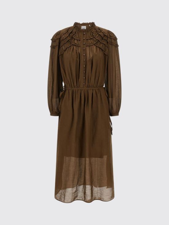 25FW 이자벨마랑에뚜왈 롱 원피스 RO0832FBB3J04E 67DK Green