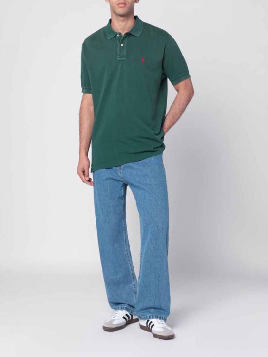 25FW 폴로 랄프로렌 폴로 티셔츠 710850860 050 Forest Green - POLO RALPH LAUREN