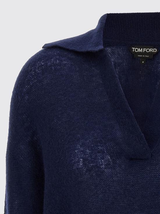 25FW 톰포드 스웨터 MAK1391YAX921 HB600 Blue - TOMFORD