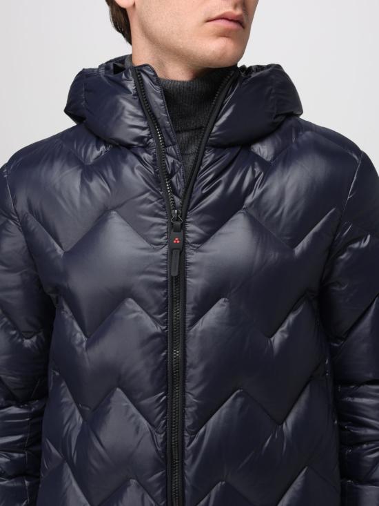 25FW 페트레이 호노바 LKS 04 쉐브론 퀼팅 다운 재킷 PEU558101181950 215 Blue - PEUTEREY