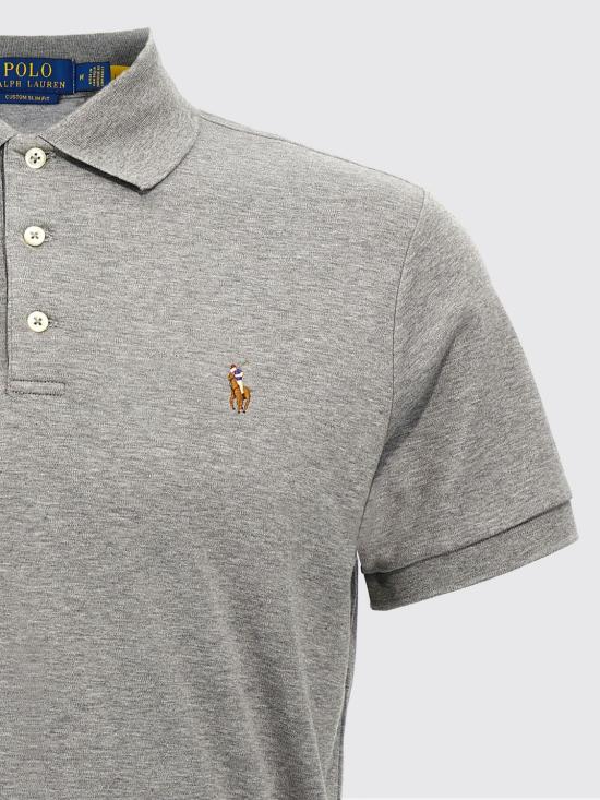 25FW 폴로 랄프로렌 폴로 티셔츠 710713130 007 Grey - POLO RALPH LAUREN