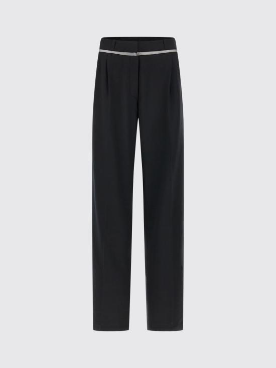 25FW 넨시 도자카 스트레이트 팬츠 NDSS25TRS065 Black