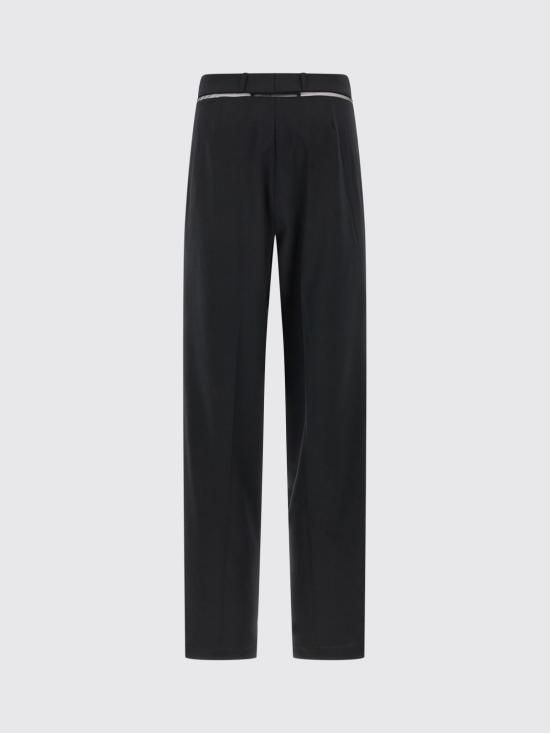 25FW 넨시 도자카 스트레이트 팬츠 NDSS25TRS065 Black - NENSI DOJAKA