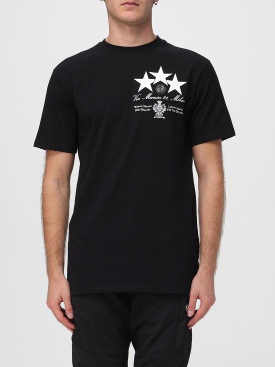 25FW 필립 플레인 반팔 티셔츠 FAECMTK8478PJY002N 02 Black