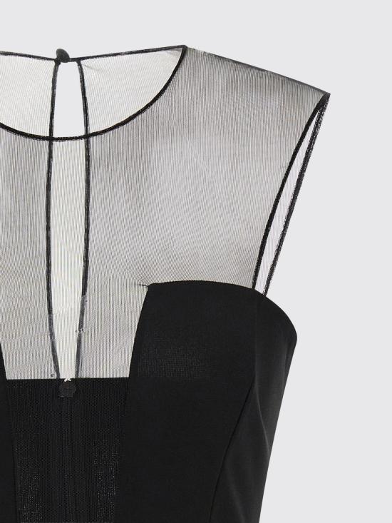 25FW 넨시 도자카 롱 원피스 NDDR2641000100 Black - NENSI DOJAKA