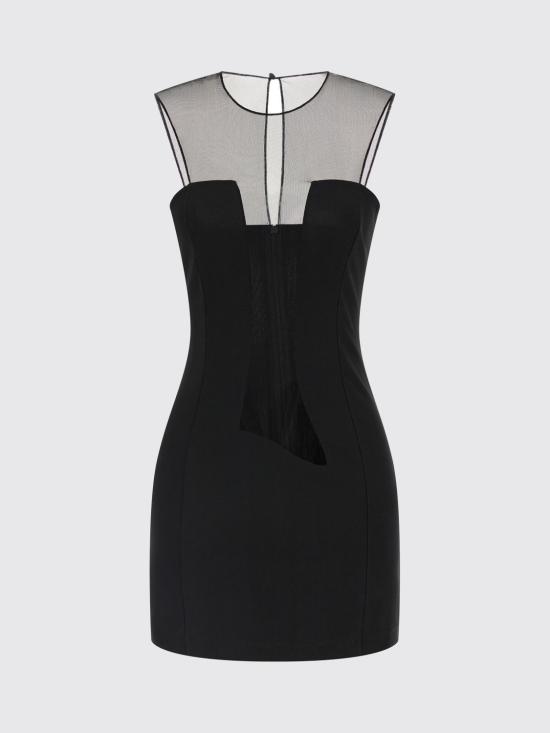 25FW 넨시 도자카 롱 원피스 NDDR2641000100 Black