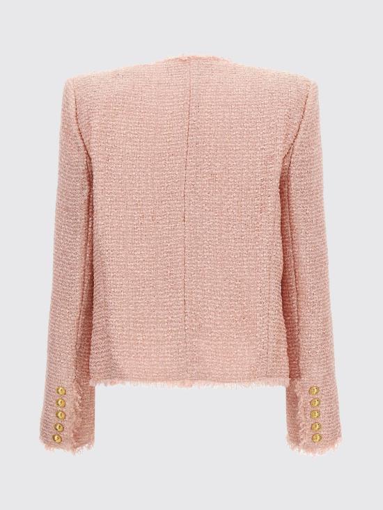 25FW 발망 자켓 FF1SM508XL01 4CU Pink - BALMAIN