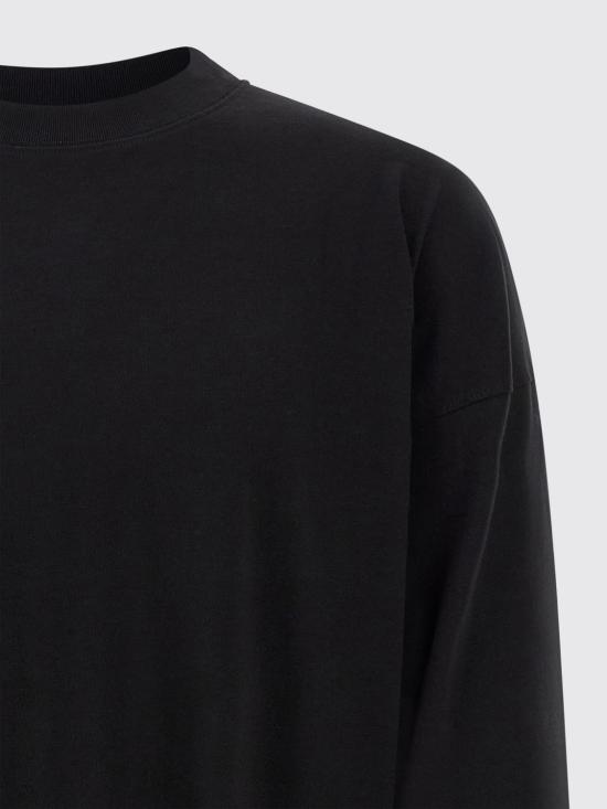 25FW 드리스 반 노튼 반팔 티셔츠 2520211132603 900 Black - DRIES VAN NOTEN