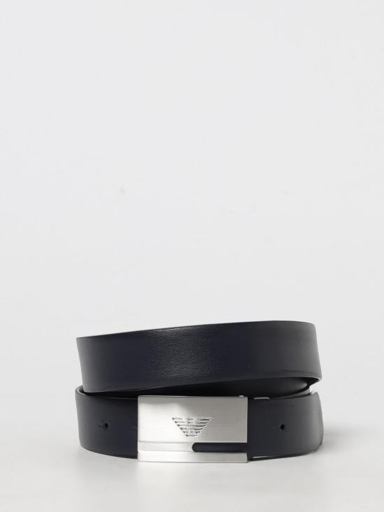 25FW 엠포리오 아르마니 가죽 벨트 Y4S498YLP4E 81519 Black - EMPORIO ARMANI