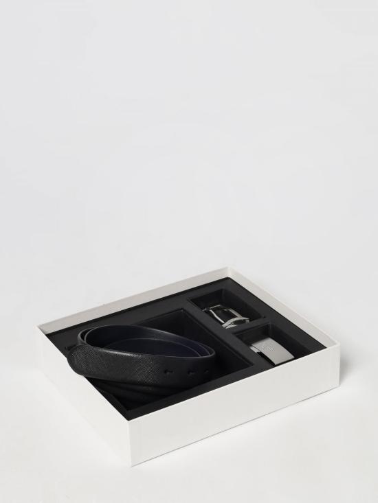 25FW 엠포리오 아르마니 가죽 벨트 Y4S498YLP4E 81519 Black - EMPORIO ARMANI