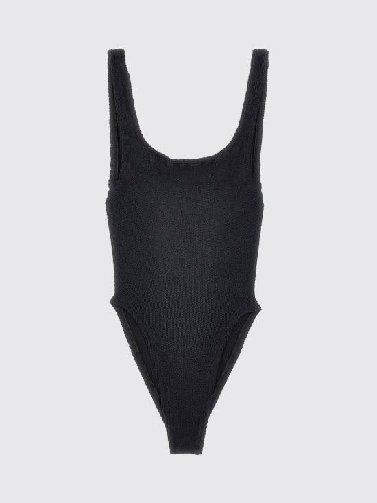 25FW 훈자 지 원피스 수영복 SQUARENECKSWIM Black