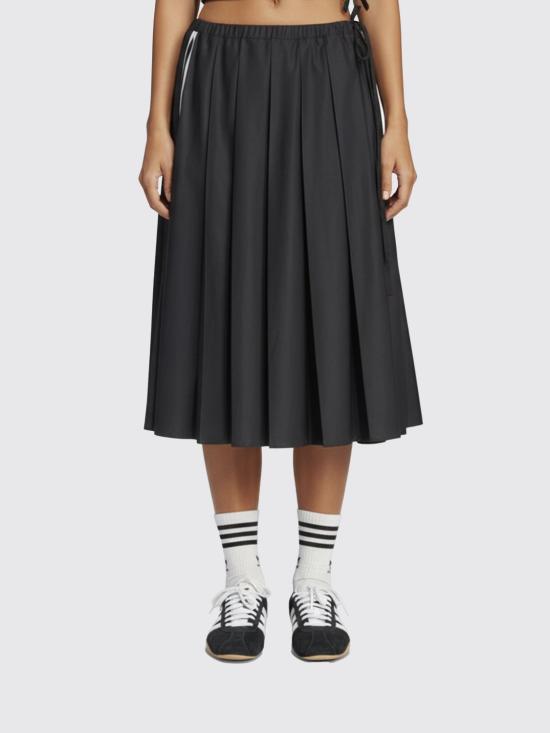 25FW 아디다스 리본 플리티드 맥시 스커트 JW0114 Black