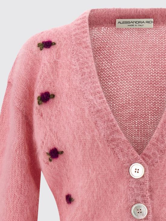 25FW 알레산드라리치 스웨터 FABX4183K4603 9122 Pink - ALESSANDRA RICH