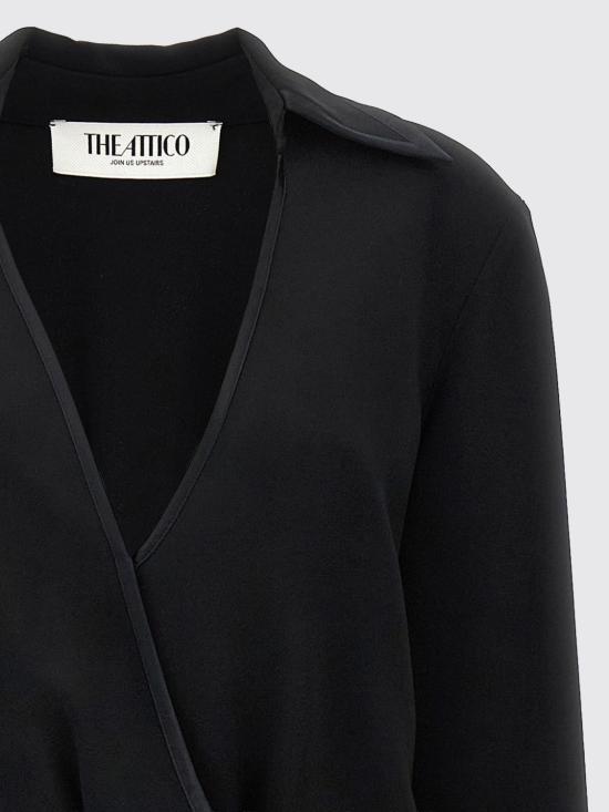 25FW 디 아티코 롱 원피스 251WCW00242VVV088AA 100 Black - THE ATTICO