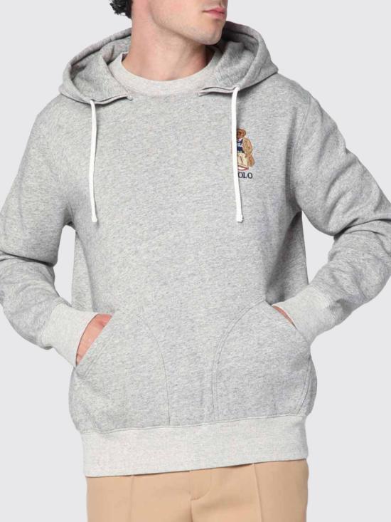 25FW 폴로 랄프로렌 긴팔 티셔츠 710971780 001 Grey - POLO RALPH LAUREN