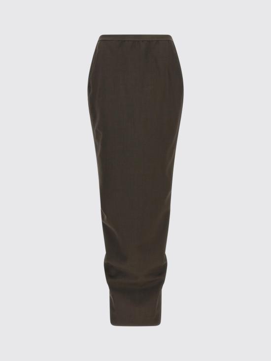 25FW 릭 오웬스 롱 스커트 RP02E4331WST 78 Grey