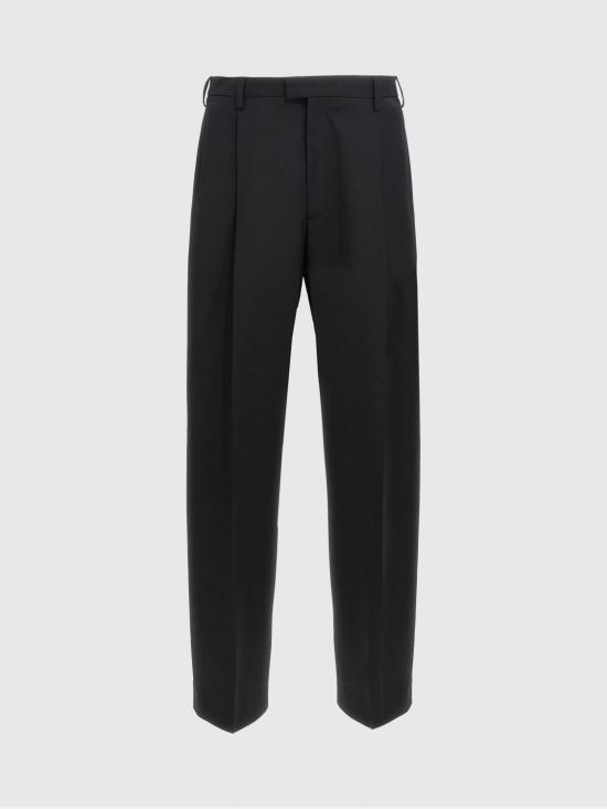 25FW 마르니 스트레이트 팬츠 PUMU0236A1UTP771 00N99 Black