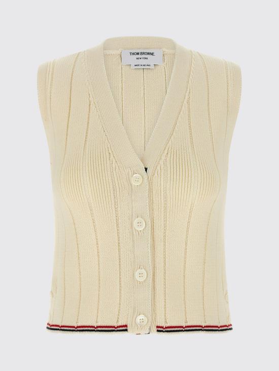 25FW 톰브라운 베스트 FKV217AY1024 100 White