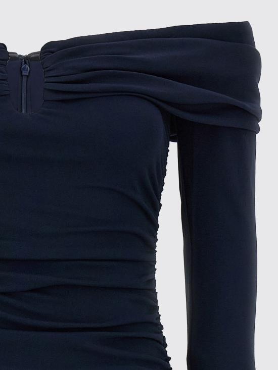 25FW 캐롤리나 헤레라 롱 원피스 P2515N501JRS 493 Blue - CAROLINA HERRERA