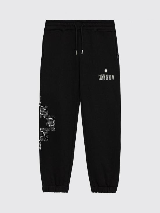 25FW 컨트리 오브 밀란 트레이닝/조거 팬츠 F5CAMAFP044 110 Black - COUNTY OF MILAN