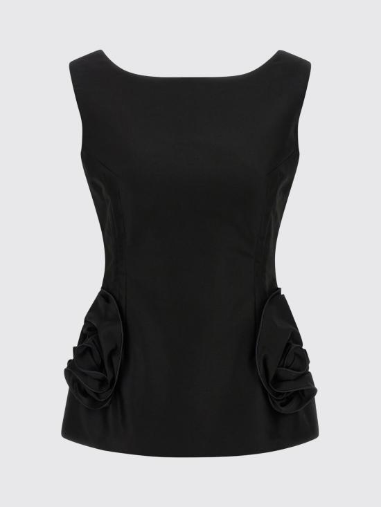 25FW 마그다뷰트림 민소매 티셔츠 176725 Black