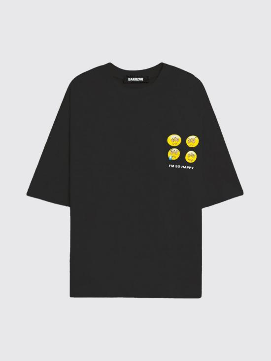 25FW 바로우 반팔 티셔츠 F5BWUATH086 110 Black - BARROW